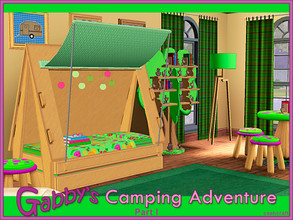 Sims 3 — Gabby's Camping Adventure by Cashcraft — Gabbys Camping Adventure is a Sims 3 set that I created for my niece