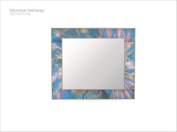 Sims 4 — [Monica hallway] - wall mirror by Severinka_ — Wall mirror From the set 'Monica hallway' Build / Buy category: