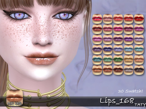 Sims 4 — [Ts4]Taty_Lips_168 by tatygagg — - Female - Human, Alien - Teen to Elder - Hq Compatible