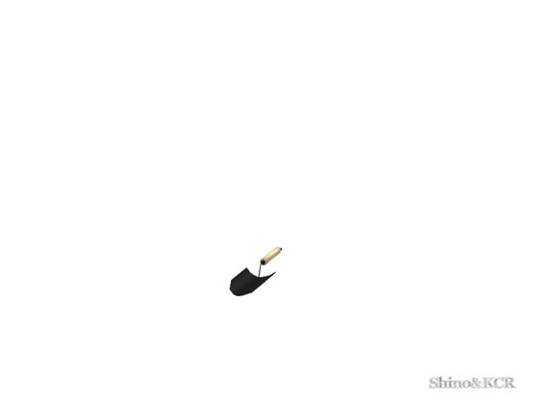 Sims 4 — Outdoor 19 Deco - Hand Shovel by ShinoKCR — Decorations matching Outdoor 19 in Clutter