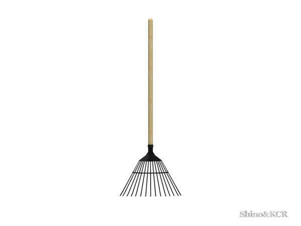 Sims 4 — Outdoor 19 Deco - Leaf Rake by ShinoKCR — Decorations matching Outdoor 19 in Clutter