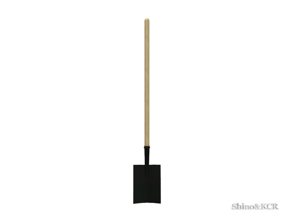 Sims 4 — Outdoor 19 Deco - Shovel large by ShinoKCR — Decorations matching Outdoor 19 in Clutter