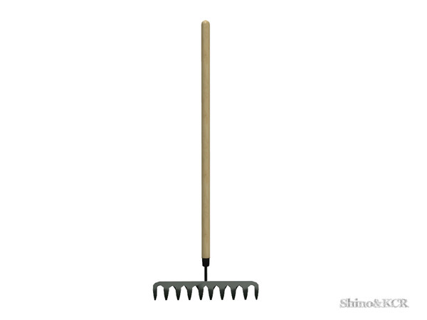 Sims 4 — Outdoor 19 Deco - Soil Rake by ShinoKCR — Decorations matching Outdoor 19 in Clutter