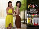Sims 4 — KATIE DRESS by c4ndypr1ncess — Base Game Compatible - Teen to Elder - Female Only - 16 swatch colors - You will