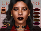 Sims 4 — Kendra lipstick by Urielbeaupre — dark matte lipstick for your female sims! - female only - teen to elder - 10