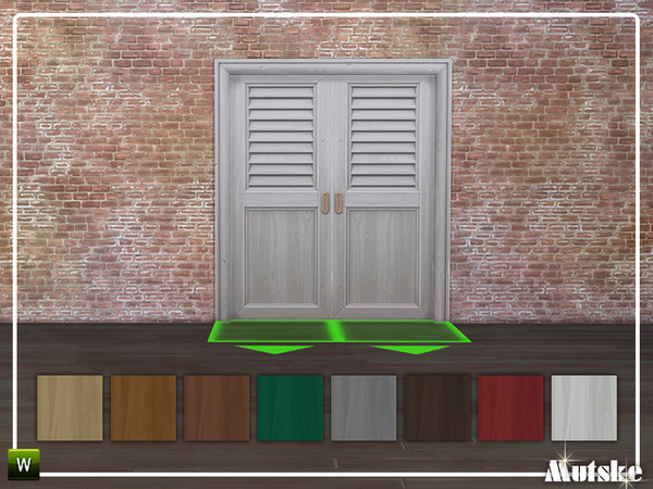 Sims 4 — Closet Add-on Fashionista Door 2x1 by Mutske — This door is part of the Closet Add-on Constructionset. Made by