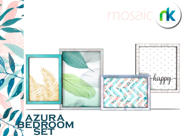 Sims 4 — Nikadema Azura Mosaic by nikadema — A mosaic using modern contemporary images and frames