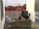 Sims 4 — Desert Pattern Wallpaper by NADINE0404 — Desert Wallpaper with 6 Walls