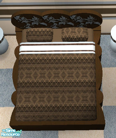 Sims 2 — Earth&Sea Bedroom - Bedding by Cloisonne — 