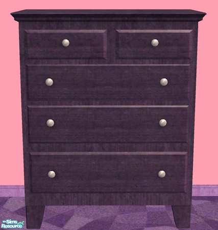 Sims 2 — Purple Dresser by RhondaBlonda — 