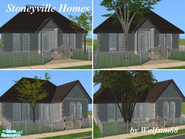 Sims 2 — Stoneyville Homes by Wolfsim68 — The Stoneyville series of starter homes are designed to suit every budget &