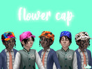 Sims 4 — Flowers cap by LokeArtemis — Caps with flowers patters to kid, boys and girls.