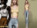 Sims 4 — drew top . by cosimetics — made by cosimetics cc . five swatches . custom cas thumbnail . womens . teen to elder