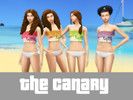 Sims 4 — Island Living Beach Top by thecanary — Hi guys! Island Living part two! I I have for you 4 swatches for Island