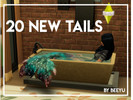 Sims 4 — 20 new mermaid tails by Beeyuzu — 20 new colors of maxis mach default tail. Is avaiable for both feminine and