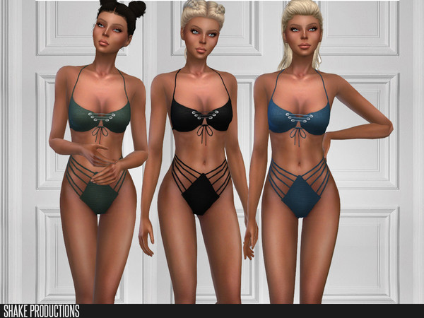 Sims 4 — ShakeProductions 292-2 Swimwear by ShakeProductions — Swimwear Handpainted 12 Colors