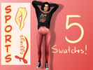 Sims 4 — WeeyupawnK-Sports Leggings by WeeyupawnK — The leggings have 5 swatches Please let me know if anything is wrong,