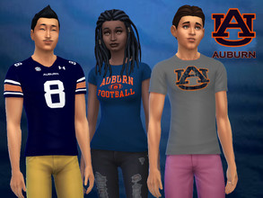 Sims 4 — Auburn Tigers Collection by RJG811 — Auburn Tigers Collection Football jerseys -Jarrett Stidham -Ryan Davis