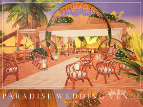 Sims 4 — Paradise Wedding Venue by Pralinesims — By Pralinesims
