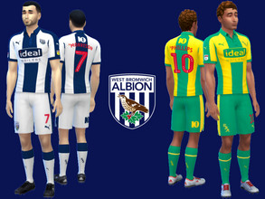 Sims 4 — West Bromwich Albion Kit 2018/19  fitness needed by RJG811 — West Bromwich Albion Kit 2018/19 Jerseys -James