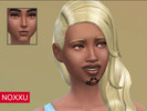 Sims 4 — Tribal chin tattoo V2 by AlRynn — Standalone tribal chin tattoo for females. Can be found under Skin Details