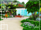 Sims 4 — House 2：The cottage by leilei1996 — Modern cottage with three bedrooms, two bathrooms and more! Lot: