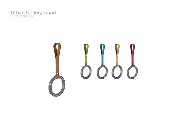 Sims 4 — [Urban Underground] - handrail round holder by Severinka_ — Handrail round holder From the set 'Urban