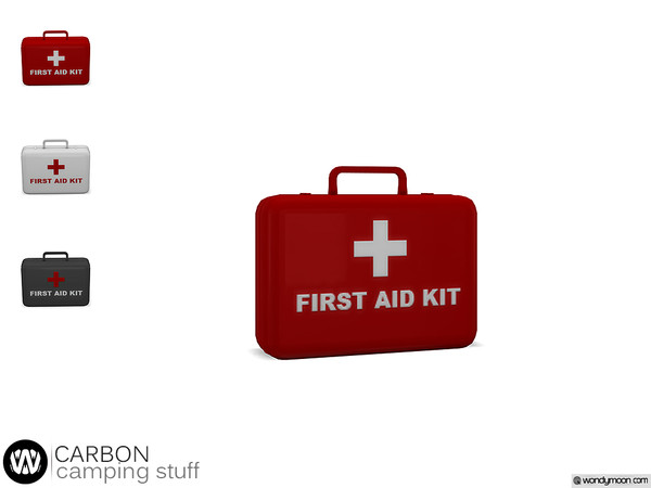 Sims 4 — Carbon First Aid Kit by wondymoon — - Carbon Camping Stuff - First Aid Kit - Wondymoon|TSR - Creations'2019