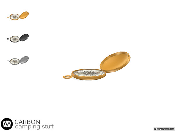 Sims 4 — Carbon Compass by wondymoon — - Carbon Camping Stuff - Compass - Wondymoon|TSR - Creations'2019