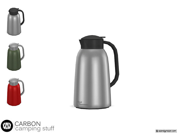 Sims 4 — Carbon Thermos by wondymoon — - Carbon Camping Stuff - Thermos - Wondymoon|TSR - Creations'2019