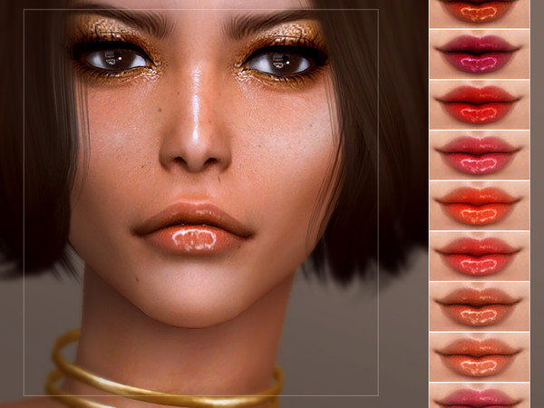 Sims 4 — [ Control ] - Lip Colour by Screaming_Mustard — A super glossy lip colour. For females, teen +. With custom