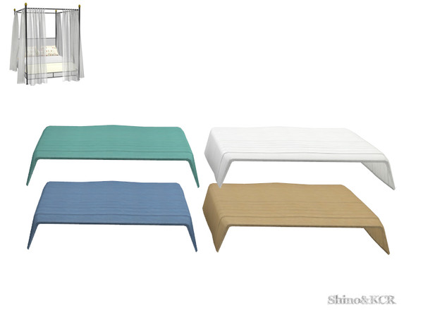 Sims 4 — Bedroom Sara - Comforter by ShinoKCR — Bedroom Furniture giving you a Beach Feeling find it in Sculptures