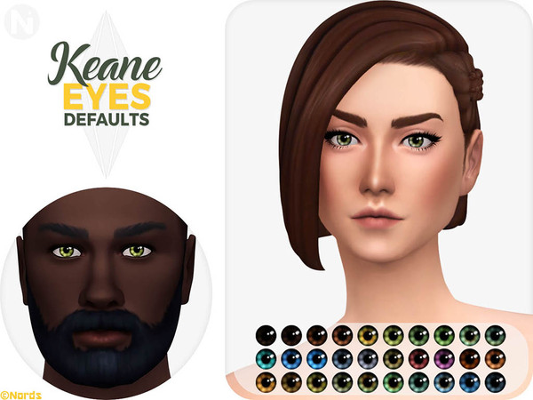 Sims 4 — Keane Default Eyes by Nords — This is the default version of my Keane Eyes. -------------- Info -------------- -