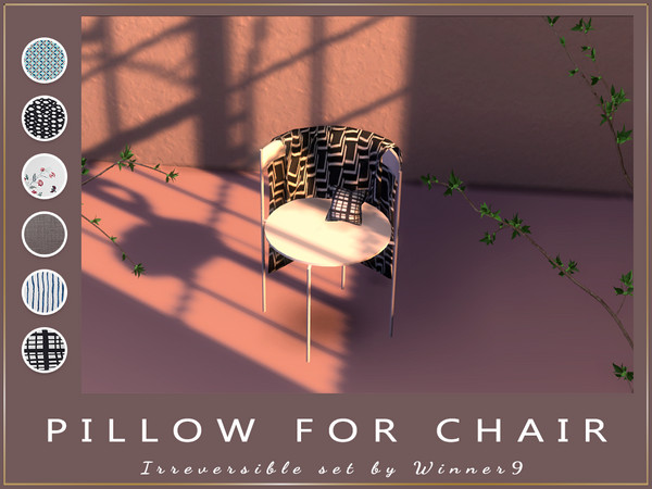 Sims 4 — Pillow for chair by Winner9 — This is decorative pillow for chair from my set Irreversible, you can find it easy
