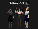 Sims 4 — Talya Outfit - Get Famous needed by JoutSims — - Recolor - Three options I really hope you enjoy it :)