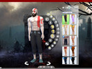 Sims 4 — God of War Kratos tattoo by JackalRaven — it is a rough version of Kratos's tattoo from the God of War games.