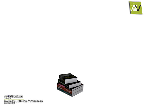 Sims 4 — Myrasol Books by ArtVitalex — - Myrasol Books - ArtVitalex@TSR, Jul 2019