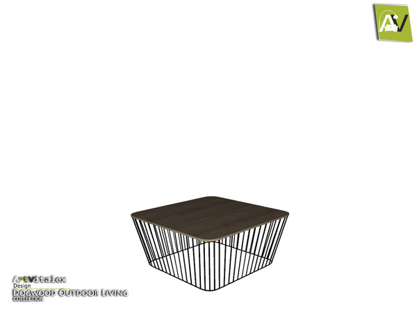 Sims 4 — Dogwood Coffee Table by ArtVitalex — - Dogwood Coffee Table - ArtVitalex@TSR, Jul 2019