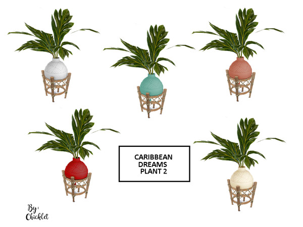 Sims 4 — Caribbean Dreams Plant 2 by Chicklet — White sandy beaches, sand between your toes, sunsets worthy of a