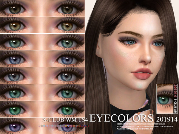 Sims 4 — S-Club WM ts4 Eyecolors 201914 by S-Club — Eyecolors, 15 swatches, hope you like, thank you.