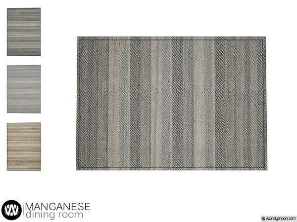 Sims 4 — Manganese Rug by wondymoon — - Manganese Dining Room - Rug - Wondymoon|TSR - Creations'2019