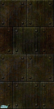 Sims 2 — Heaven Help Us. More Quake Walls - 9 by Dr. Macabre — Metal Plate wall is just what it's called. Little plates