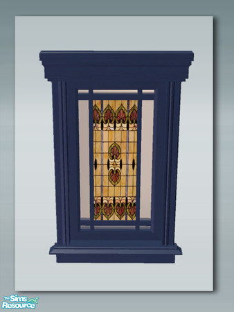 Sims 2 — Rustic Living: Window - Blue by Shakeshaft — Part of a set of Window and Doors to accompany my Rustic Living