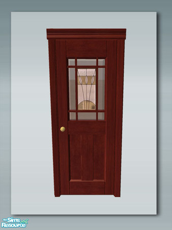 Sims 2 — Rustic Living: Door Glass - Recol 04 by Shakeshaft — Part of a set of Window and Doors to accompany my Rustic