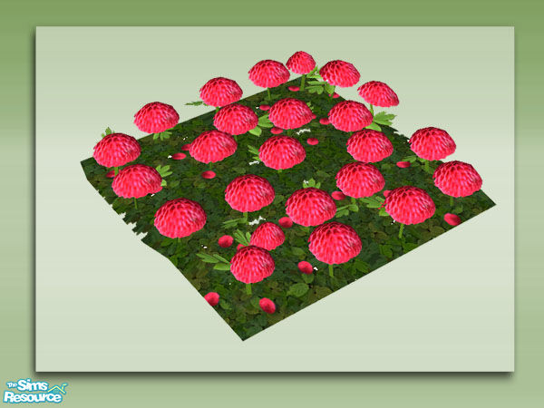 Sims 2 — Mom's Pom Poms - Pink01 by Shakeshaft — Part of a set of colourful Mom's Pom Poms for your sims gardens, these