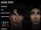Sims 4 — Nova Eyes by ImBreaching — DISABLED FOR RANDOM DONT claim as your own Swatches as shown above Found under face
