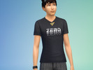 Sims 4 — ZERO Logo Tshirt by ZeroDawn_Fear — ZERO LOGO TSHIRT &amp;amp;gt;&amp;amp;gt; 2 Tshirts