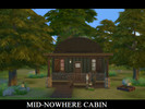 Sims 4 — Mid-Nowhere Cabin by Niicah — Cabin starter home for a single sim that appreciates tranquility! The place is