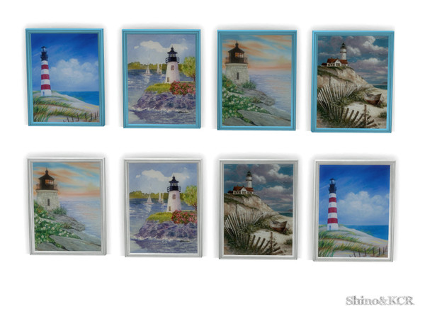 Sims 4 — Living Sara - Painting Wall by ShinoKCR — Livingroom Furniture giving you a beach feeling