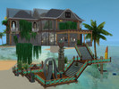 Sims 4 — Sulani floating house by Musa23458 — A house suitable for artists or anyone that just wants peace and quiet...